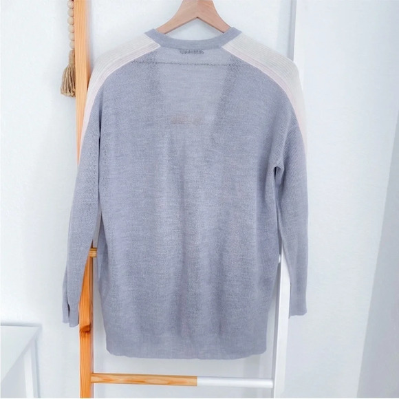 ATM Schoolboy Wool Cardigan Sweater Gray - Picture 6 of 15